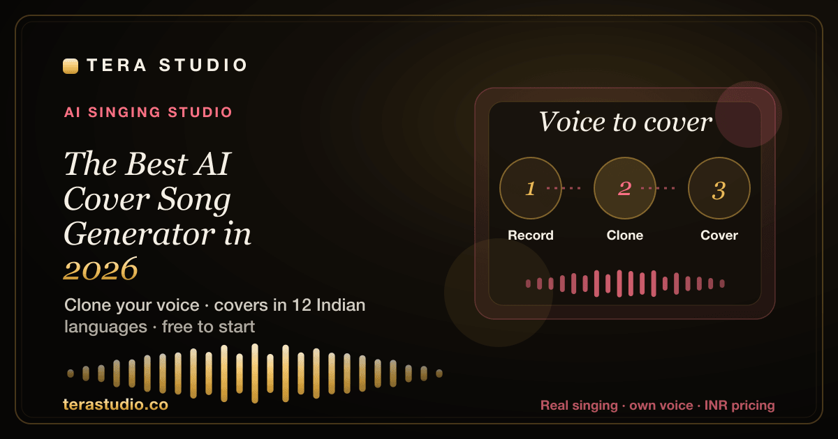The Best AI Cover Song Generator in 2026 (How to Pick One) — Tera Studio